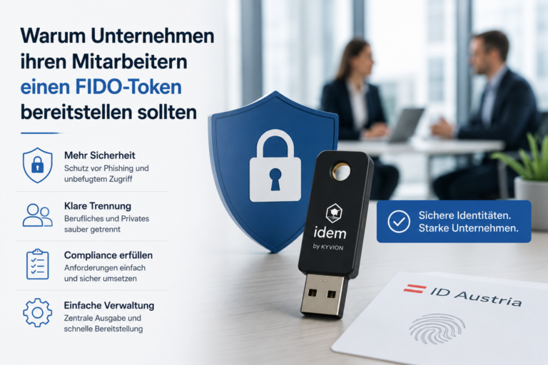 Warum Unternehmen ihren Mitarbeitern einen FIDO-Token bereitstellen sollten | Kyvion Security Blog