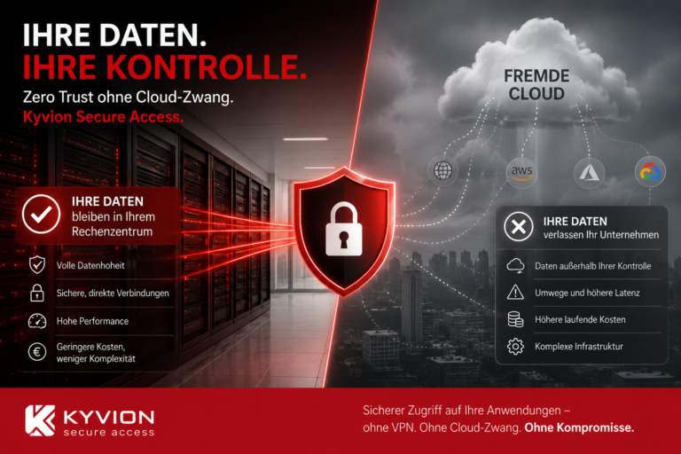 Die Alternative zu Zscaler: Zero Trust ohne Cloud-Zwang mit Kyvion Secure Access | Kyvion Security Blog