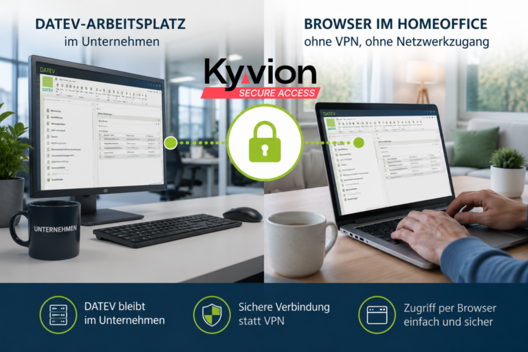 DATEV sicher von unterwegs nutzen – ohne VPN und ohne DATEV in die Cloud zu verlagern | Kyvion Security Blog