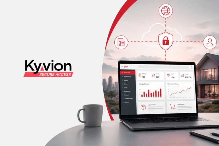 ERP-Systeme ohne VPN veröffentlichen – sicherer Zugriff direkt über den Browser | Kyvion Security Blog