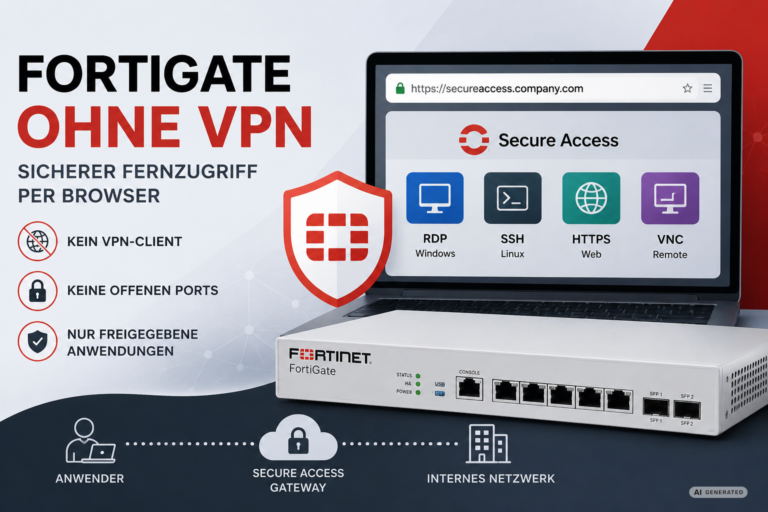 FortiGate ohne VPN – sicherer Fernzugriff über den Browser | Kyvion Security Blog