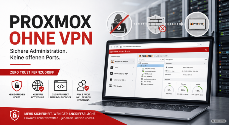Proxmox VE härten oder Angriffsflächen vermeiden? Warum Zero Trust der bessere Weg ist | Kyvion Security Blog