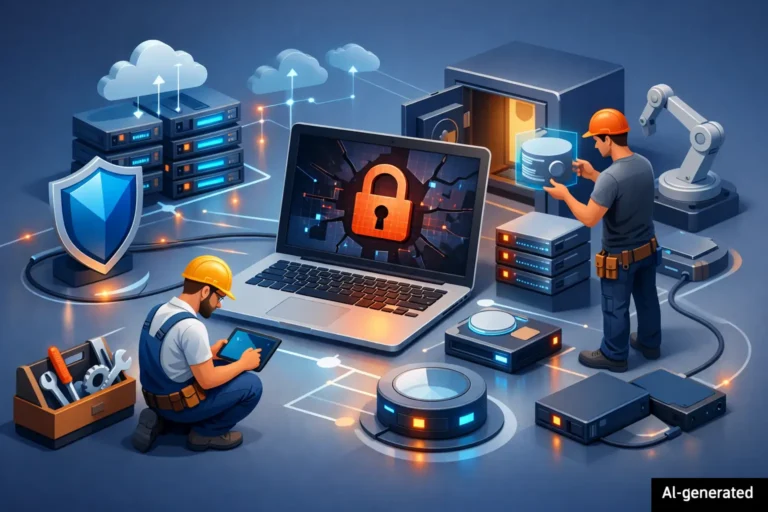 Ransomware-Wiederherstellung im Handwerk planen | Kyvion Security Blog