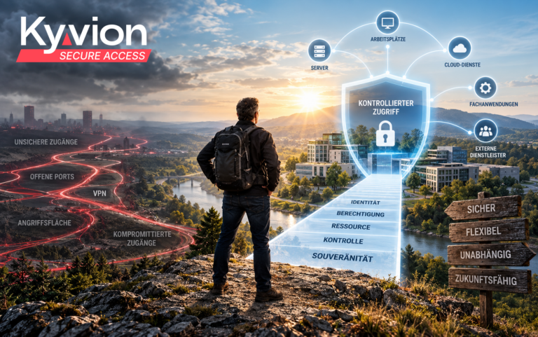 Digitale Souveränität beginnt beim Zugriff – warum Unternehmen ihre Fernzugriffe neu denken müssen | Kyvion Security Blog