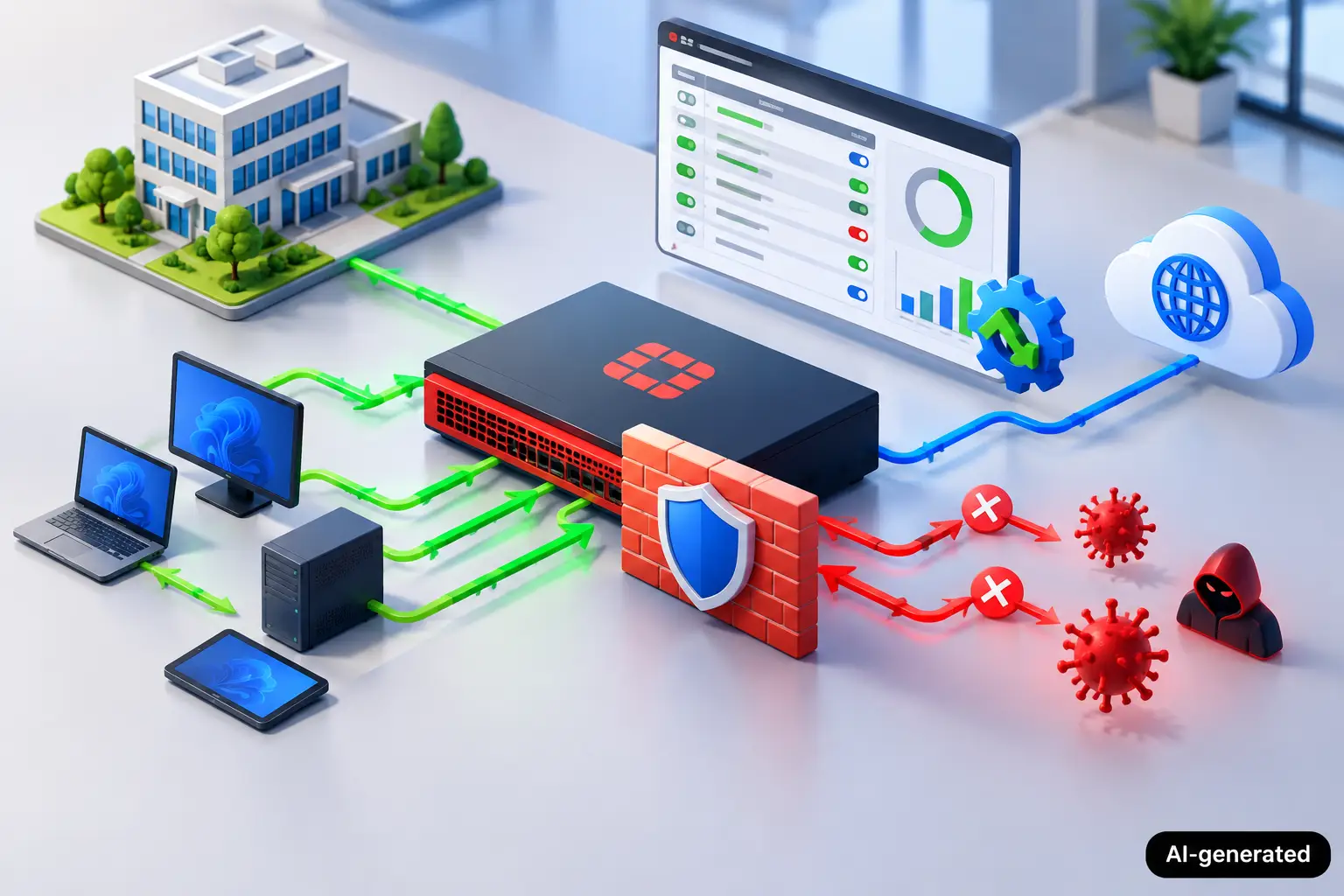Fortinet Firewall Regeln optimieren im KMU